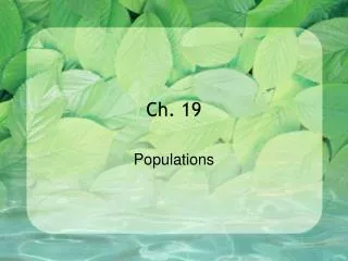 ch 19