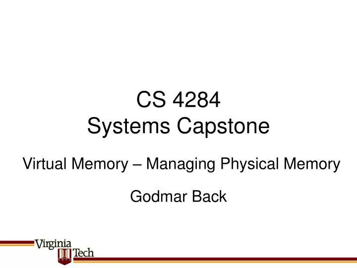 cs 4284 systems capstone