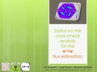 Status on the cross check analysis for the e + +e - flux estimation