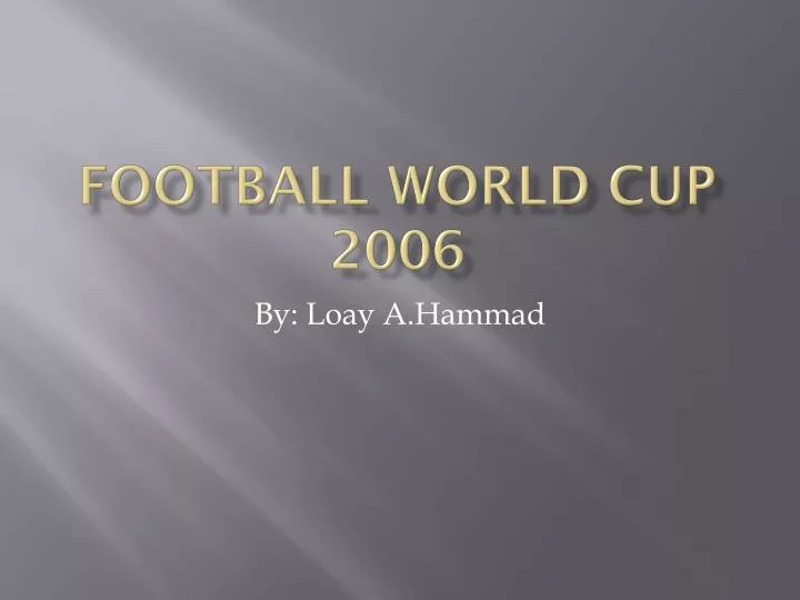 football world cup 2006