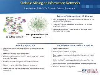 Scalable Mining on Information Networks
