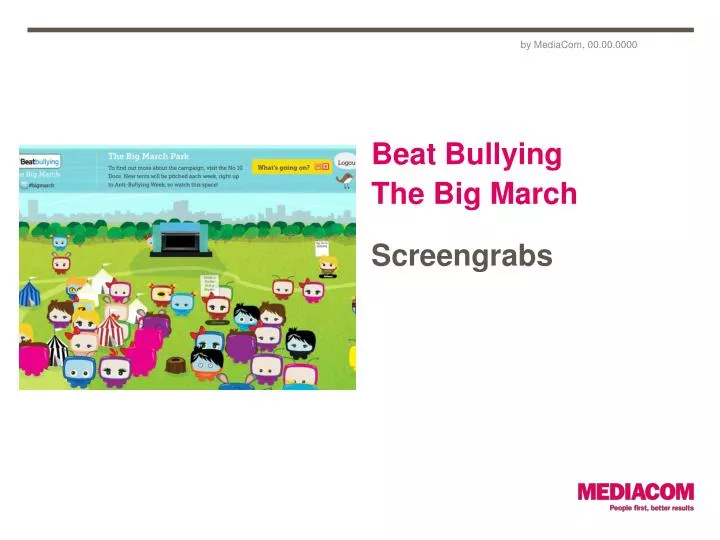 beat bullyi ng the big march