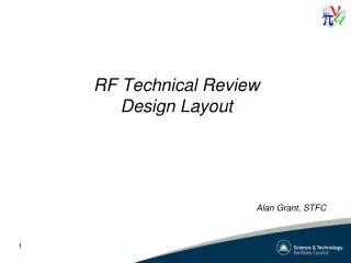 RF Technical Review Design Layout