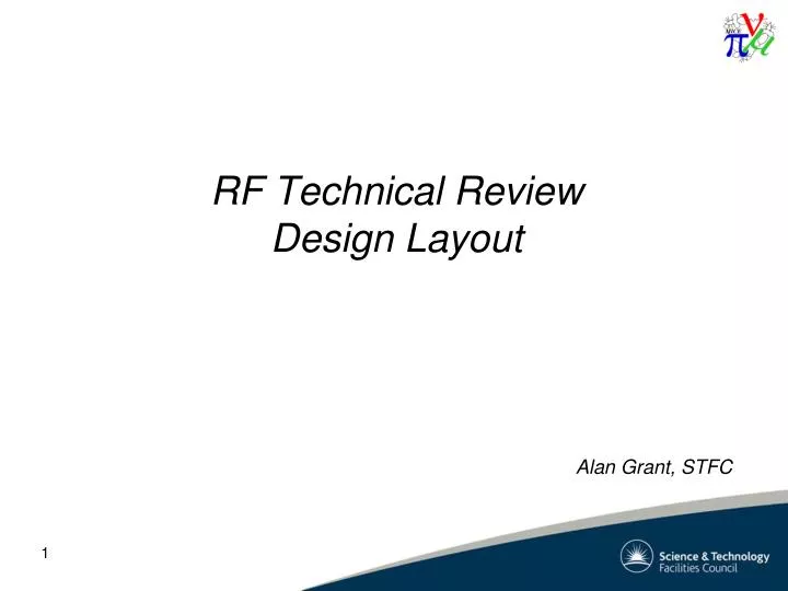rf technical review design layout