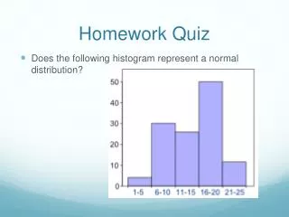 Homework Quiz