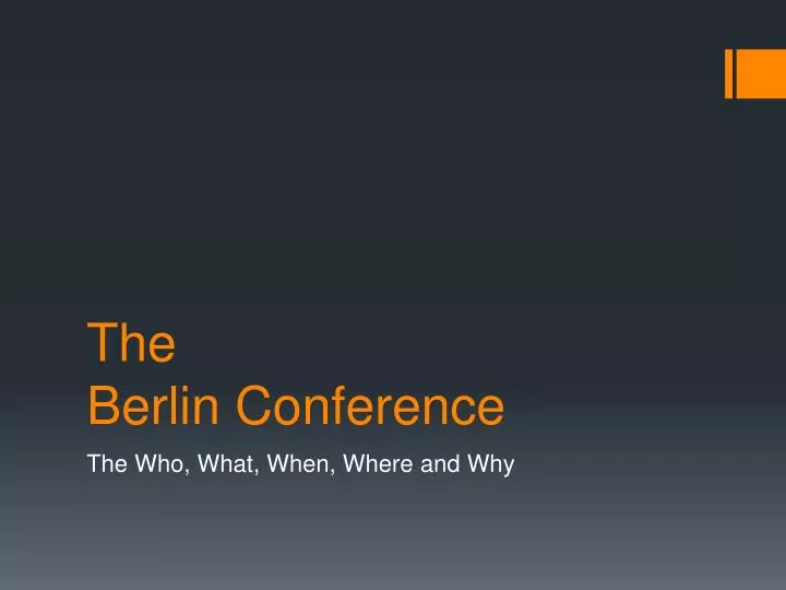 the berlin conference