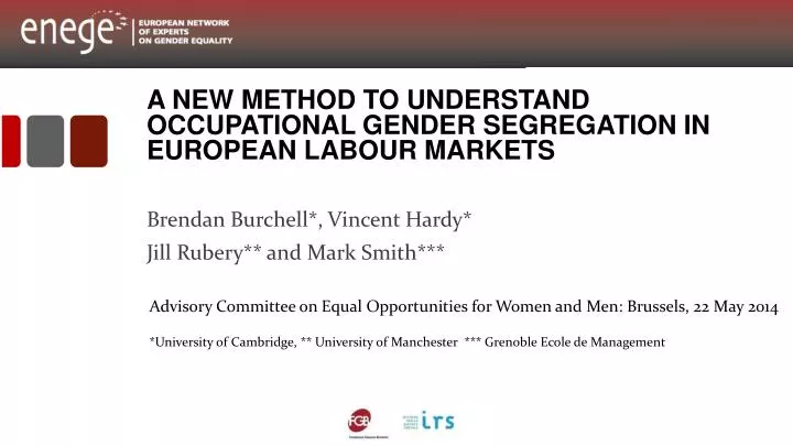 a new method to understand occupational gender segregation in european labour markets