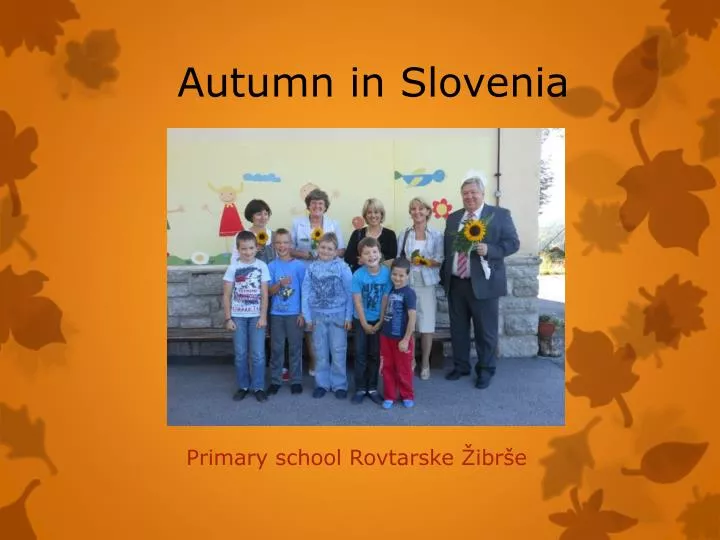autumn in slovenia