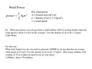 Wind Power: