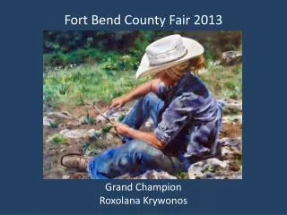 Fort Bend County Fair 2013