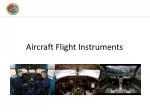 Aircraft Flight Instruments - slide 1