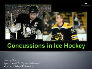 Concussions in Ice Hockey