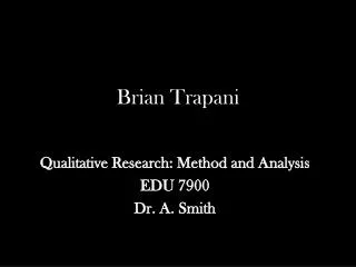 Brian Trapani