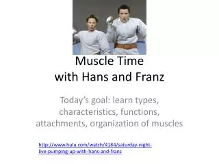 Muscle Time with Hans and Franz