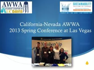California-Nevada AWWA 2013 Spring Conference at Las Vegas
