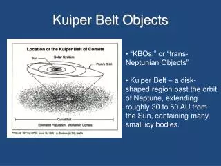 Kuiper Belt Objects