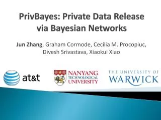 PrivBayes: Private Data Release via Bayesian Networks