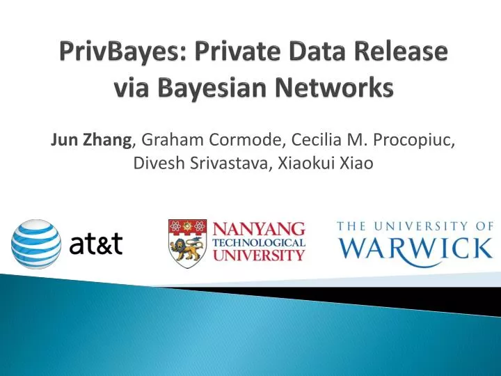 privbayes private data release via bayesian networks