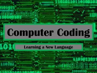 Computer Coding