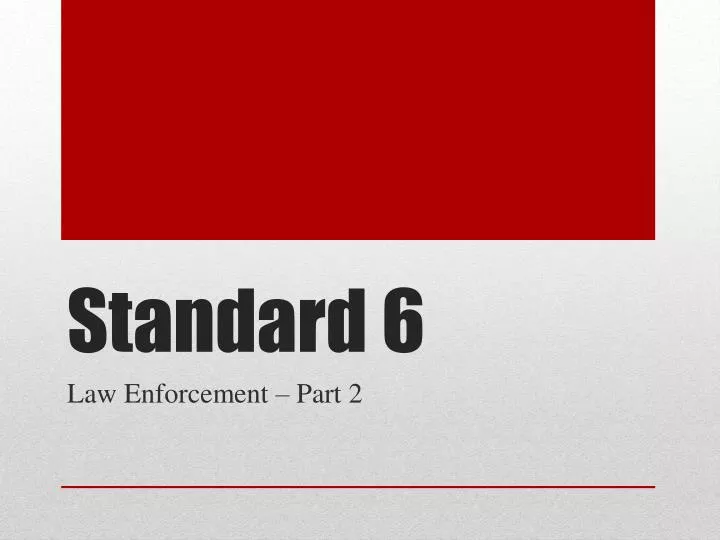 standard 6