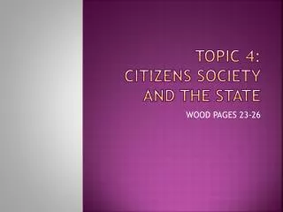 topic 4 citizens society and the state