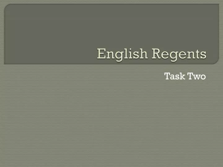 english regents