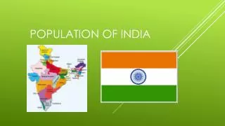 population of india