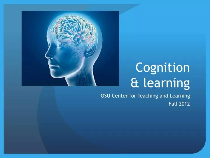 cognition learning
