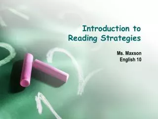 beginning reading strategies powerpoint presentation