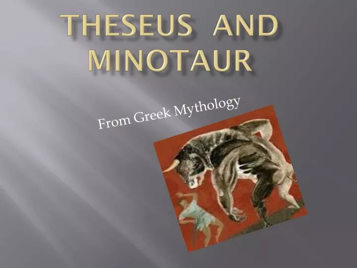 theseus and minotaur