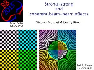 Strong-strong and coherent beam-beam effects