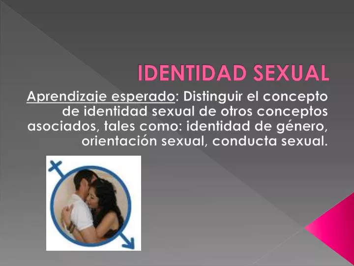 identidad sexual