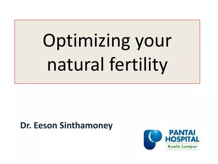 optimizing your natural fertility