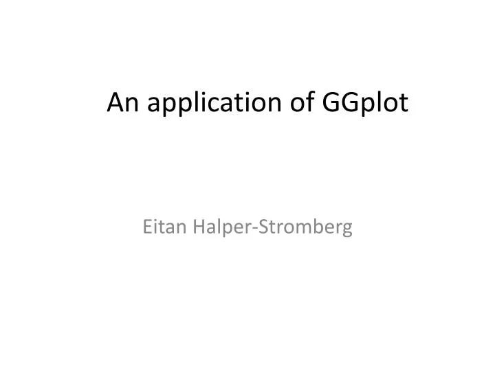 an application of ggplot
