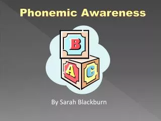 phonemic awareness
