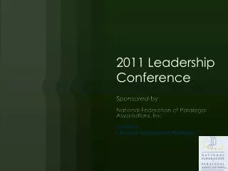 2011 Leadership Conference