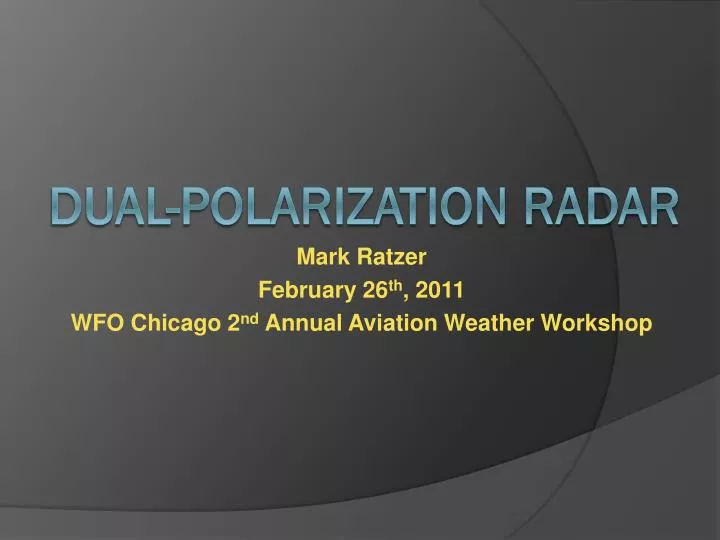 mark ratzer february 26 th 2011 wfo chicago 2 nd annual aviation weather workshop