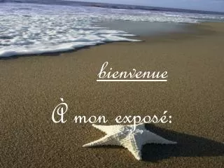 bienvenue