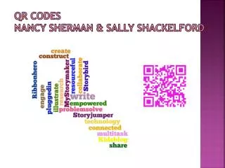 QR Codes Nancy Sherman &amp; Sally Shackelford