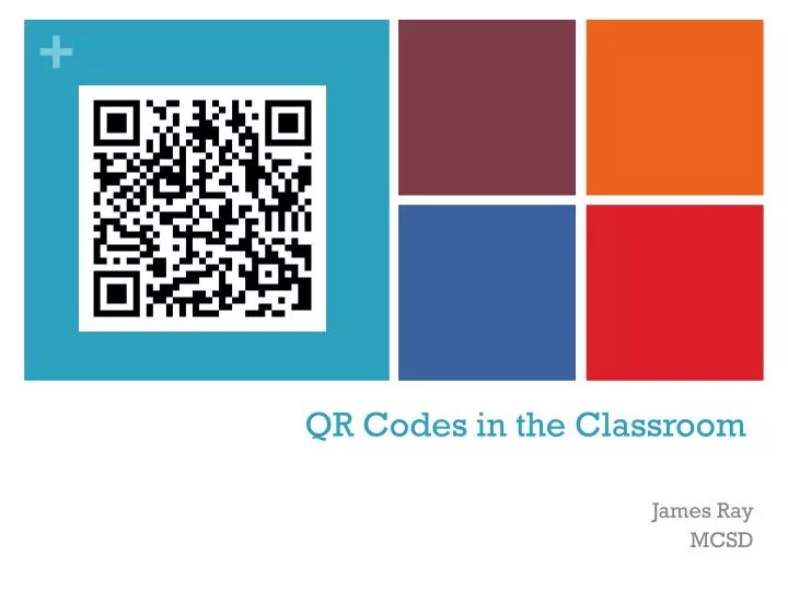 qr codes in the classroom