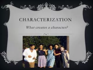 characterization