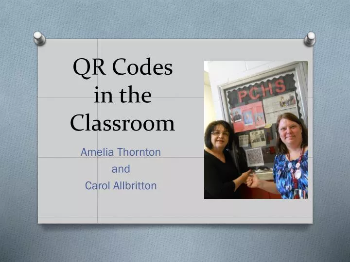 qr codes in the classroom