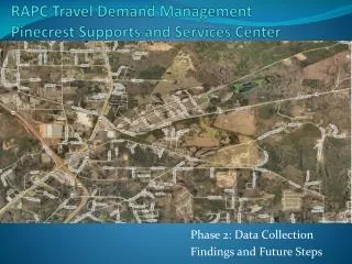 RAPC Travel Demand Management Pinecrest Supports and Services Center