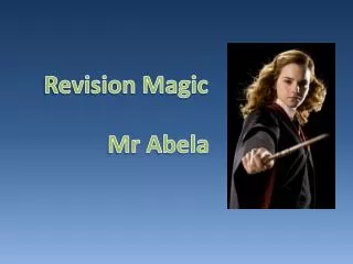 Revision Magic
