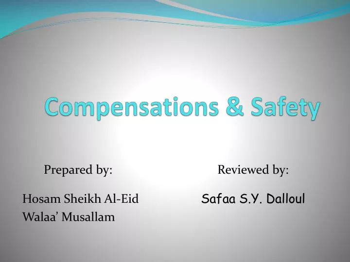 compensations safety