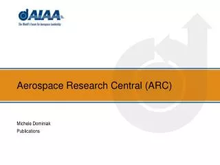 Aerospace Research Central (ARC)