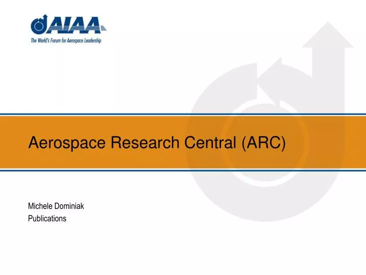 aerospace research central arc