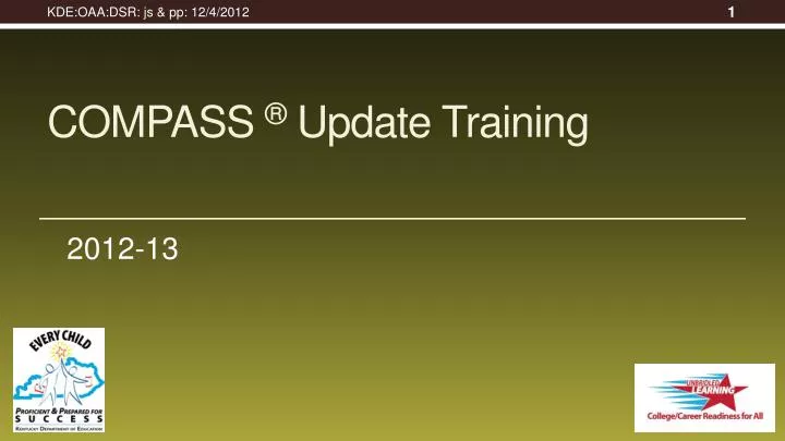 compass update training