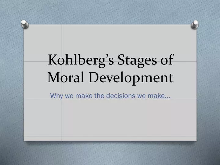 kohlberg s stages of moral development