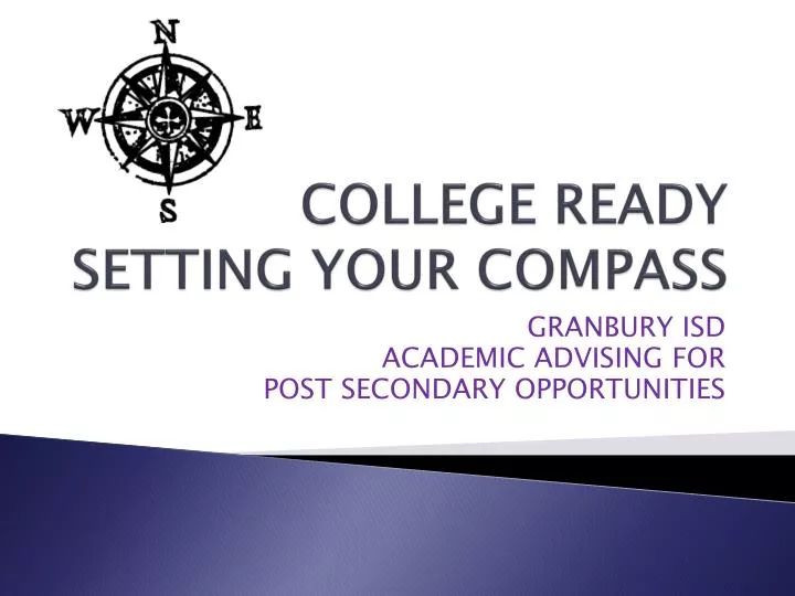 college ready setting your compass